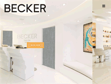 Tablet Screenshot of beckersalon.com